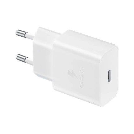 SAMSUNG 15W-os hálózati adapter (kábel nélkül) - fehér