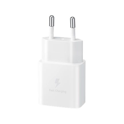 SAMSUNG 15W-os hálózati adapter (kábel nélkül) - fehér