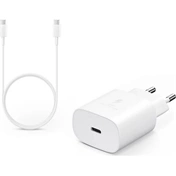 SAMSUNG 25W-os hálózati töltőfej - fehér + EP-DG980BWE Type-C kábel