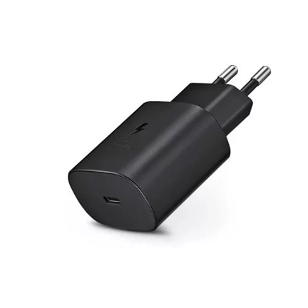 SAMSUNG 25W-os hálózati töltőfej - fekete, ECO csomagolás