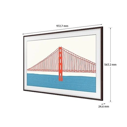 SAMSUNG VG-SCFA43BWBXC 43" The Frame TV keret modern barna