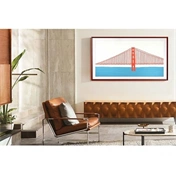 SAMSUNG 55" The Frame TV keret modern fehér