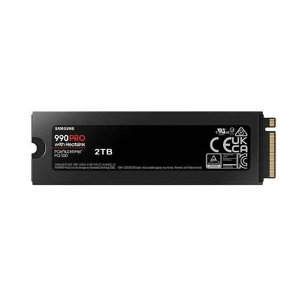 SAMSUNG 990 Pro with Heatsink PCIe 4.0 NVMe M.2 SSD 2TB
