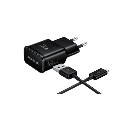 SAMSUNG EP-TA20EBECGWW Fast Charge Type-C 2A Fekete hálózati töltő