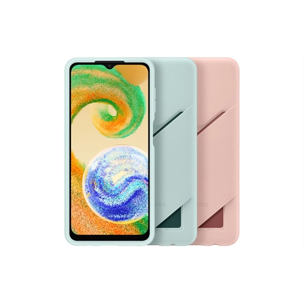 SAMSUNG Galaxy A04s tok kártyatartóval zöld