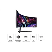 SAMSUNG LS57CG952NUXEN Odyssey G9 57inch DWQHD VA 32:9 420cd/m2 2500:1 1ms 240Hz Black