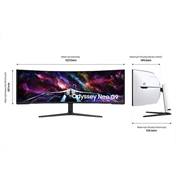 SAMSUNG LS57CG952NUXEN Odyssey G9 57inch DWQHD VA 32:9 420cd/m2 2500:1 1ms 240Hz Black