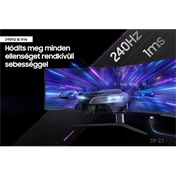 SAMSUNG LS57CG952NUXEN Odyssey G9 57inch DWQHD VA 32:9 420cd/m2 2500:1 1ms 240Hz Black