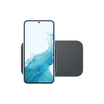 SAMSUNG Vezeték nélküli dupla töltőpad töltőfej nélkül - fekete