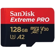 SANDISK Extreme Pro microSDXC 200/90MB/s A2 C10 V30 UHS-I U3 128GB + adapter (214504) SANDISK Extreme Pro microSDXC 200/90MB/s A2 C10 V30 UHS-I U3 128GB + adapter (214504)