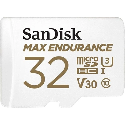 SANDISK microSDHC Max Endurance 32GB C10 U3 V30 (186472)