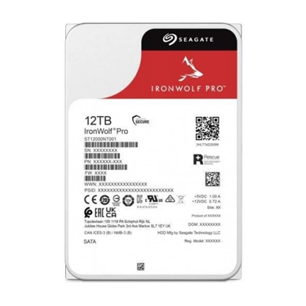 SEAGATE IronWolf Pro 3,5" SATA 12TB