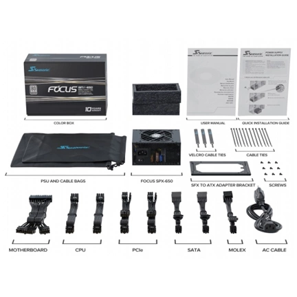 SEASONIC Focus SPX 650W 80Plus Platinum