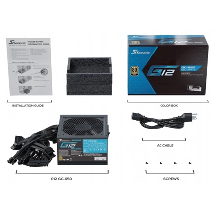 SEASONIC G12 GC-650 80Plus Gold