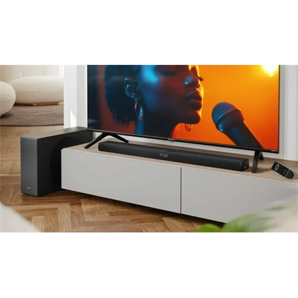 SHARP HT-SBW320 2.1 Dolby Atmos / DTS:X hangprojektor vezeték nélküli mélynyomóval fekete