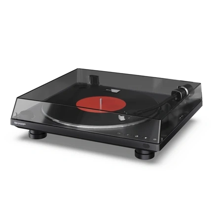 SHARP RP-TT100 Automatikus lemezjátszó Bluetooth kimenettel fekete