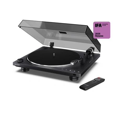 SHARP RP-TT100 Automatikus lemezjátszó Bluetooth kimenettel fekete