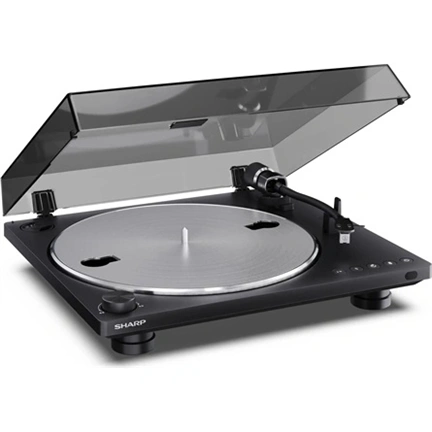SHARP RP-TT100 Automatikus lemezjátszó Bluetooth kimenettel fekete