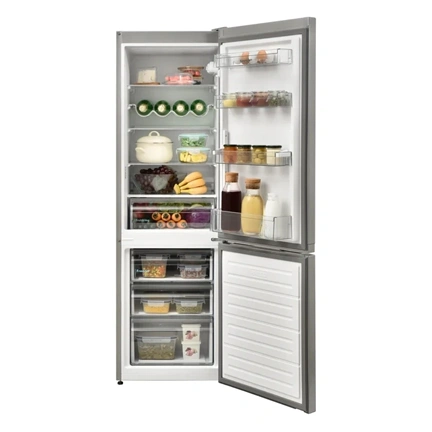SHARP SJ-FBB04DTXLE-EU alulfagyasztós hűtőszekrény, 268L, Inox