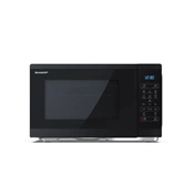 SHARP YC-MS252AE-B 25L, digitális mikrohullámú sütő, fekete