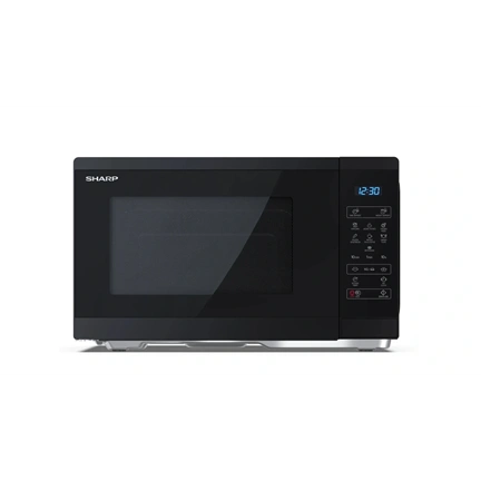 SHARP YC-MS252AE-B 25L, digitális mikrohullámú sütő, fekete