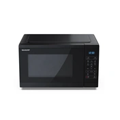 SHARP YC-MS252AE-B 25L, digitális mikrohullámú sütő, fekete