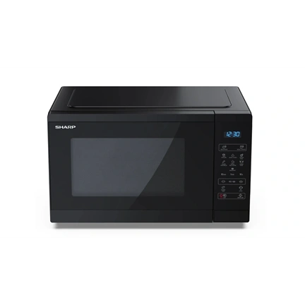 SHARP YC-MS252AE-B 25L, digitális mikrohullámú sütő, fekete