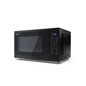 SHARP YC-MS252AE-B 25L, digitális mikrohullámú sütő, fekete