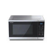 SHARP YC-MS252AE-S 25L, digitális mikrohullámú sütő, ezüst/fekete