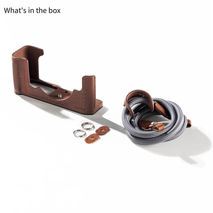 SMALLRIG 5096 LEATHER CASE KIT FOR NIKON Z F BROWN