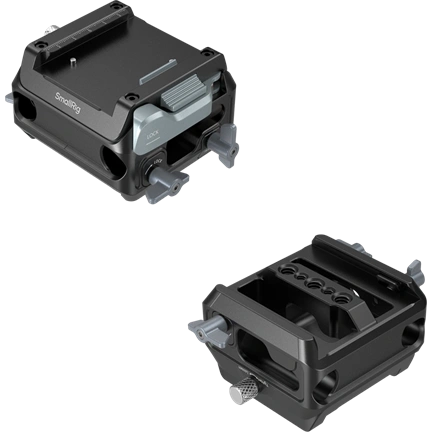 SMALLRIG 5366 MANFROTTO-TYPE MOUNT PLATE KIT WITH 15MM DUAL ROD CLAMP