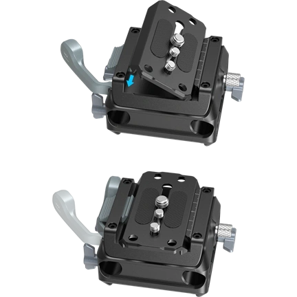 SMALLRIG 5366 MANFROTTO-TYPE MOUNT PLATE KIT WITH 15MM DUAL ROD CLAMP