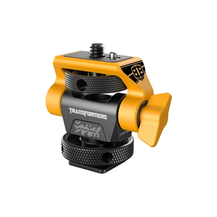 SMALLRIG 5519 SWIVEL AND TILT ADJUSTABLE MONITOR SUPPORT WITH COLD SHOE(BUMBLEBEE EDITION)