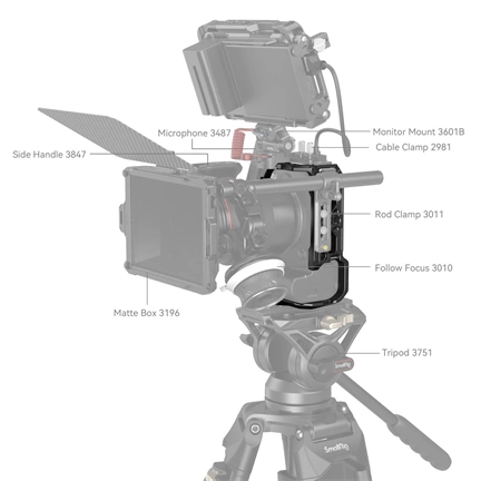 SMALLRIG Cage for Canon EOS R6II 4159