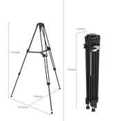 SMALLRIG FreeBlazer Heavy-Duty Aluminum Alloy Tripod AD-80 4164