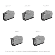 SMALLRIG L-Bracket Kit for Sony Alpha 7 IV / Alpha 7S III / Alpha 7R IV / Alpha 1 / Alpha 9 II SMALLRIG L-Bracket Kit for Sony Alpha 7 IV / Alpha 7S III / Alpha 7R IV / Alpha 1 / Alpha 9 II
