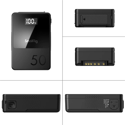 SmallRig 3579 V-Mount Battery Mini VB50 (Black)
