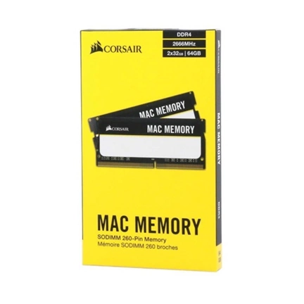SO-DIMM DDR4 64GB 2666MHz Corsair Mac CL18 KIT2