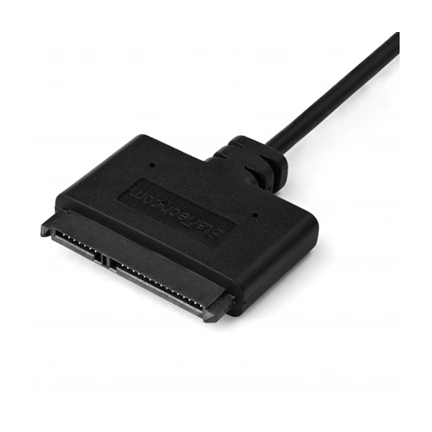 STARTECH USB 3.1 Type C SATA + Táp Átalakító Fekete 20cm