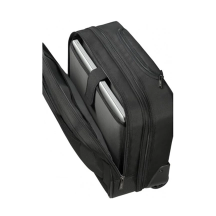 Samsonite Gurulós táska AT WORK  Rolling Tote 15.6"  fekete/narancs