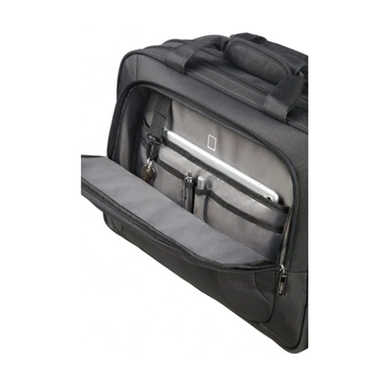 Samsonite Gurulós táska AT WORK  Rolling Tote 15.6"  fekete/narancs