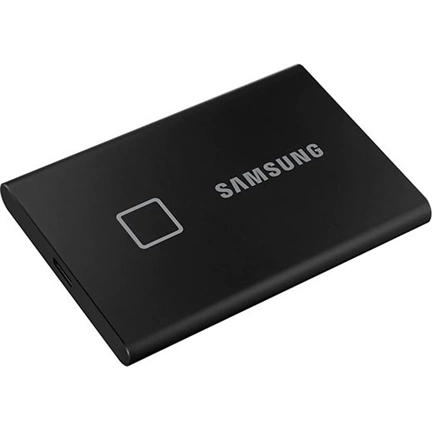 Samsung 2000GB USB 3.2 (MU-PC2T0K/WW) fekete ujjlenyomatolvasós T7 Touch külső SSD Samsung 2000GB USB 3.2 (MU-PC2T0K/WW) fekete ujjlenyomatolvasós T7 Touch külső SSD