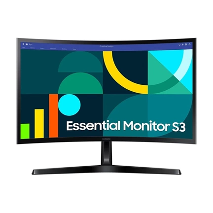 Samsung 24" ívelt monitor S3 S36GD FHD 100Hz 1800R LS24D366GAUXEN