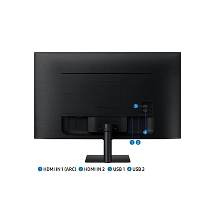 Samsung 27" M5 M50D FHD smart monitor - LS27DM500EUXDU