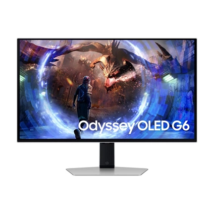 Samsung 27" Odyssey OLED G6 G60SD Gaming Monitor - QHD, 360 Hz, LS27DG600SUXEN