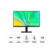 Samsung 27" ViewFinity S6 S60D monitor - QHD, 100Hz, állítható magasságú, forgatható, elfordítható, dönthető állvány Samsung 27" ViewFinity S6 S60D monitor - QHD, 100Hz, állítható magasságú, forgatható, elfordítható, dönthető állvány