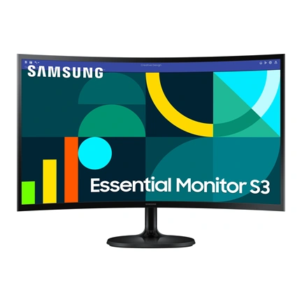 Samsung 27" ívelt monitor S3 S36GD FHD 100Hz 1800R LS27D364GAUXEN