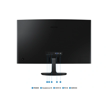 Samsung 27" ívelt monitor S3 S36GD FHD 100Hz 1800R LS27D364GAUXEN