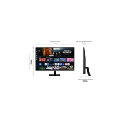 Samsung 32" M7 M70D UHD smart monitor - LS32DM700UUXEN
