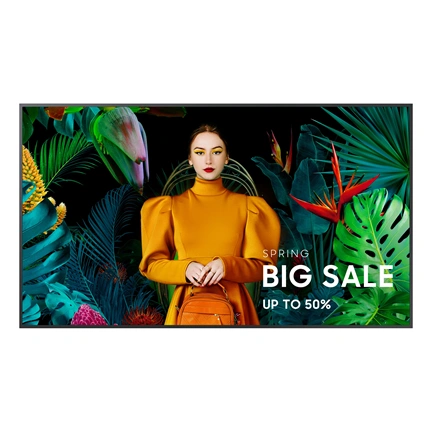 Samsung 50" QBC Crystal UHD 4K Signage kijelző